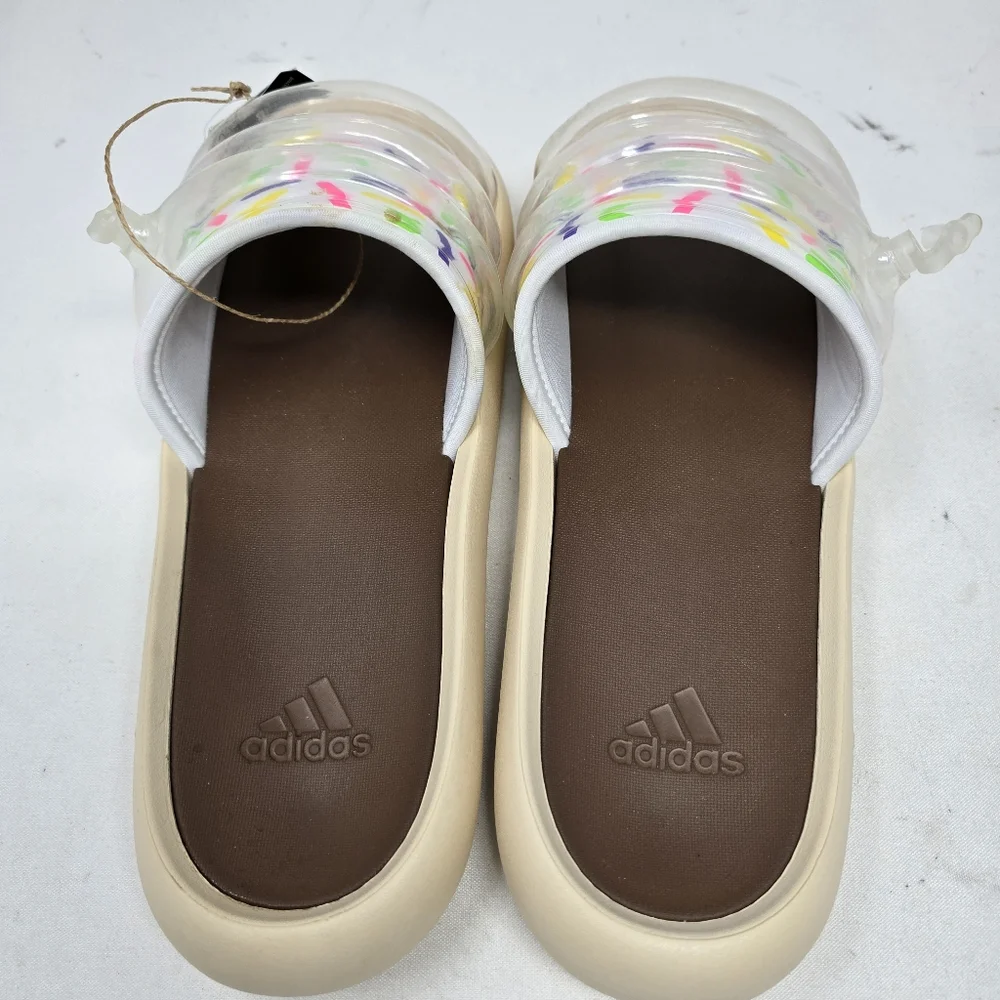 New adidas‎ Adilette Zplaash Sprinkles Unisex Slip On Sandal IE5767 Inflatable.
